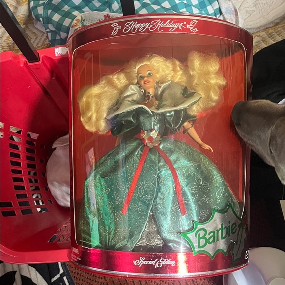 Barbie Other - Barbie Special Edition in Green and Red Dress